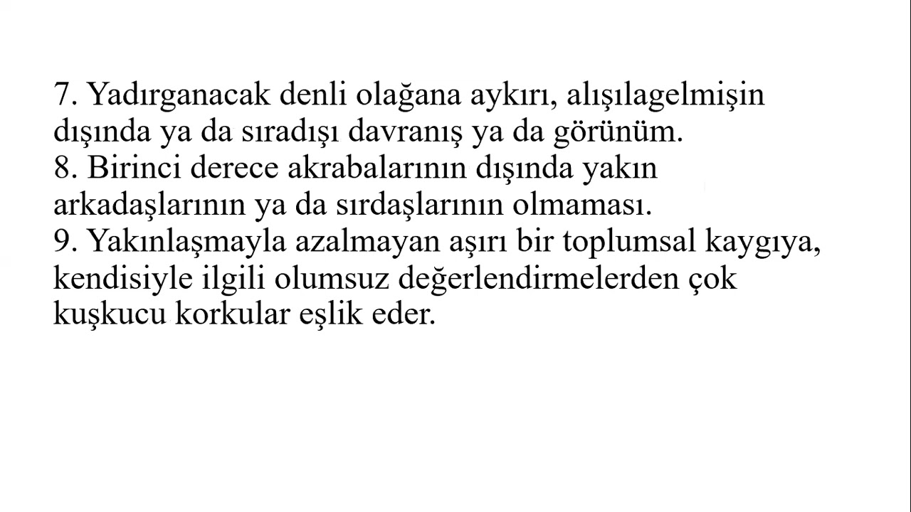 Kişilik Bozuklukları, Fidan Jafarova