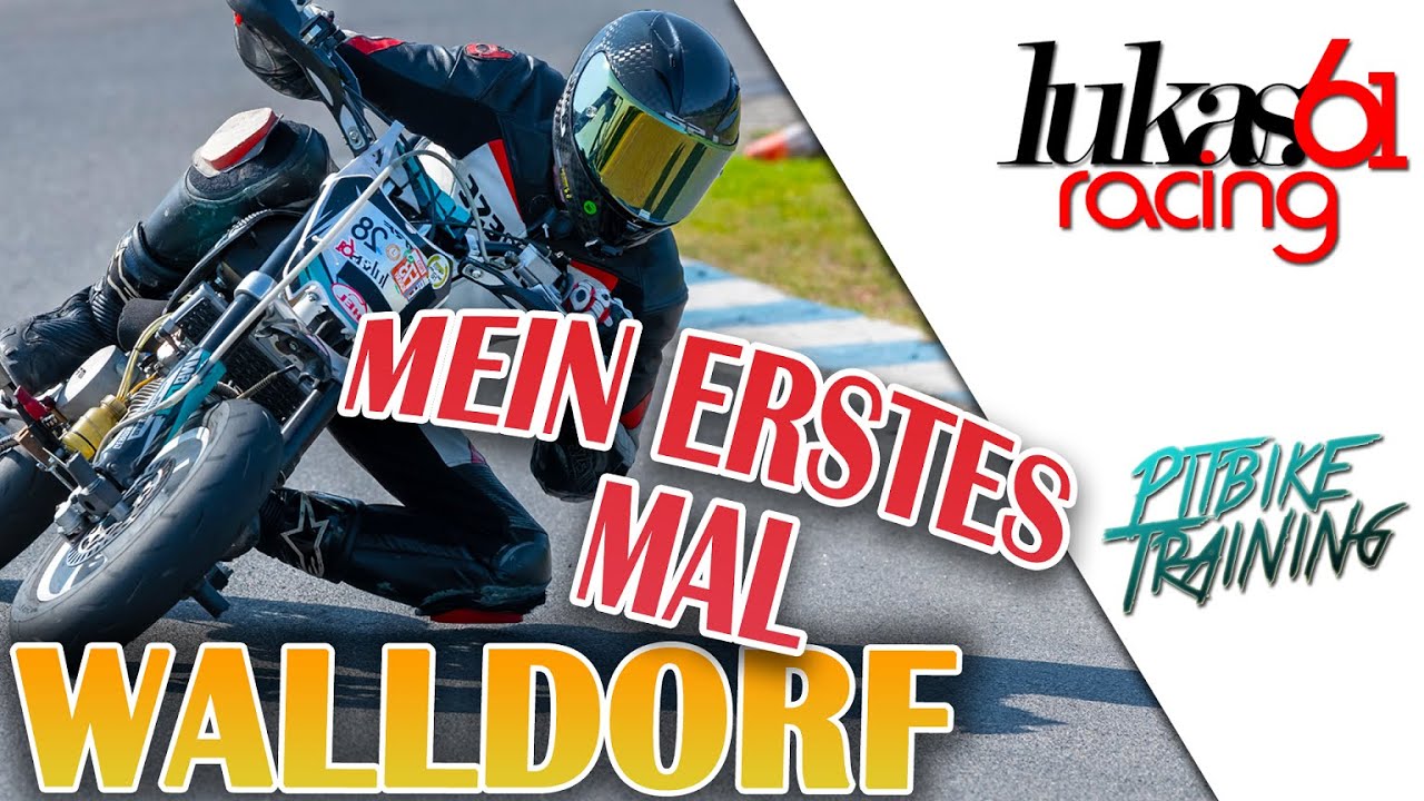 Mein ERSTES MAL PITBIKE in Walldorf - Kartbahn unsicher machen - Lukas.61