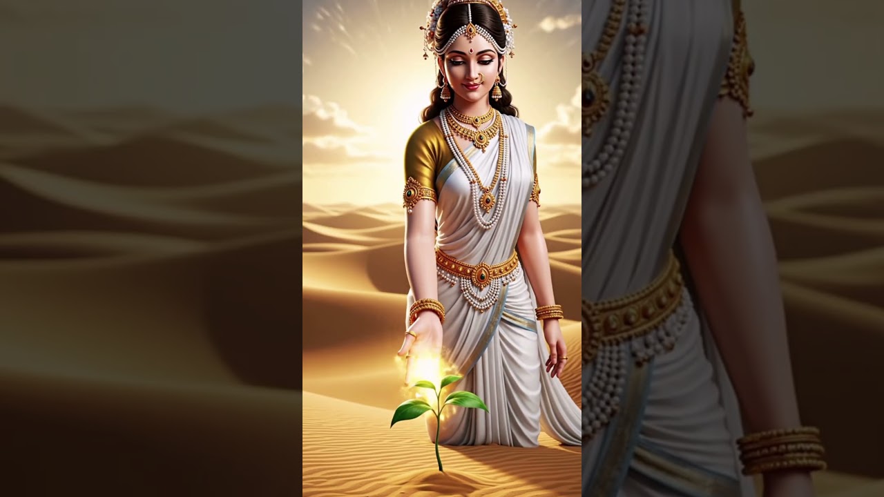 Jab maa ne paudhe ko chhua tab unka chamatkar dekho #jaimatadi