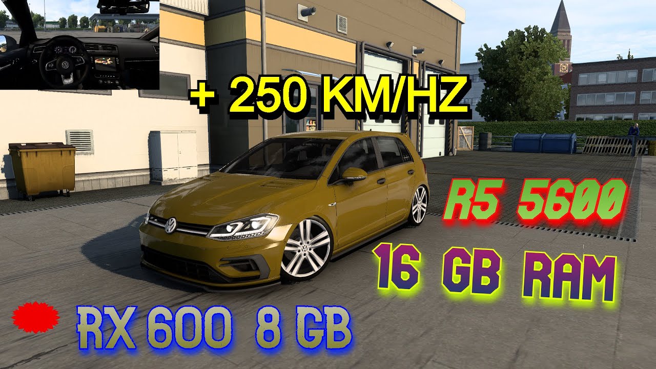 r5 5600 - RX 6600 8 GB (ETS 2 ) FPS TESTİ