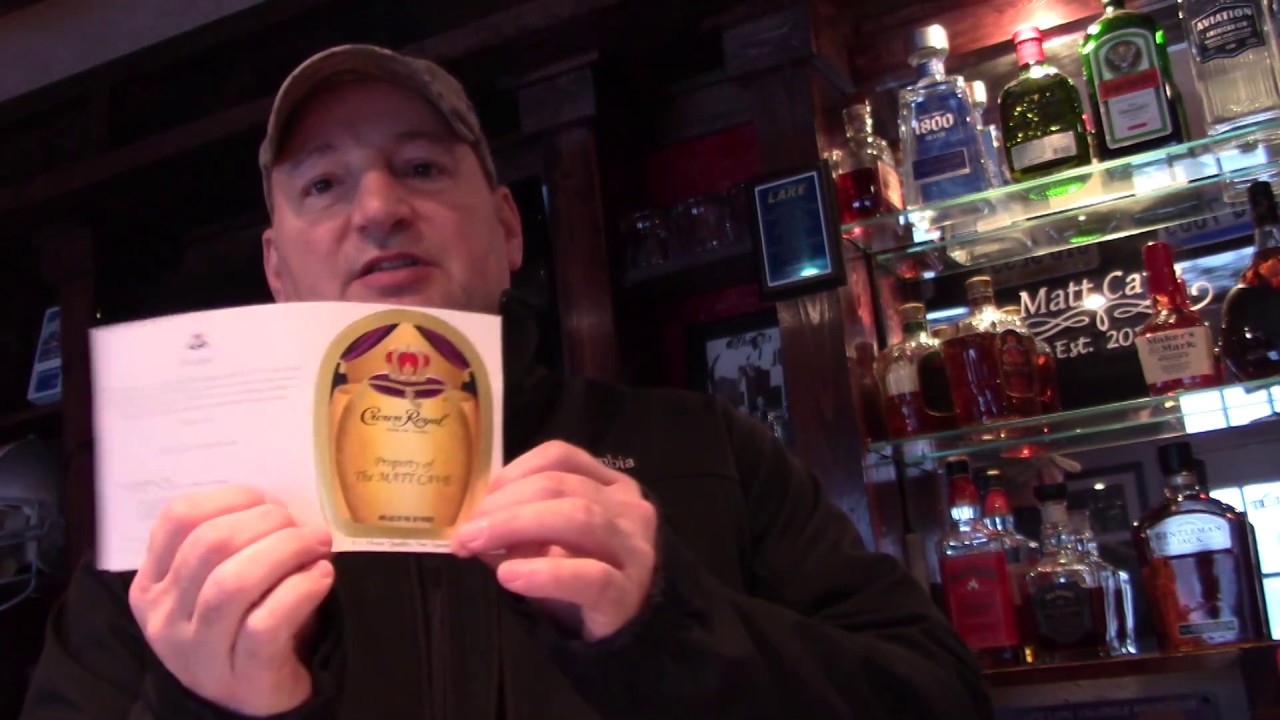 Personalized Crown Royal labels