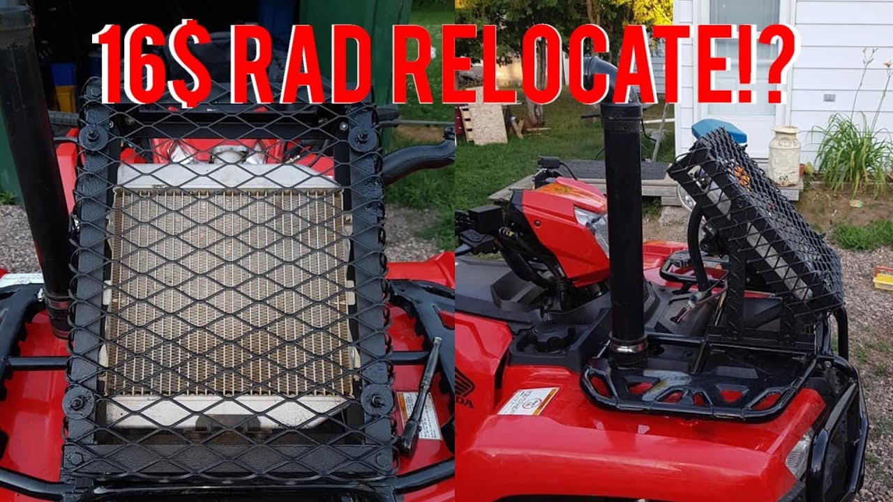 16$ Rad Relocate on a Honda Rubicon 500!?
