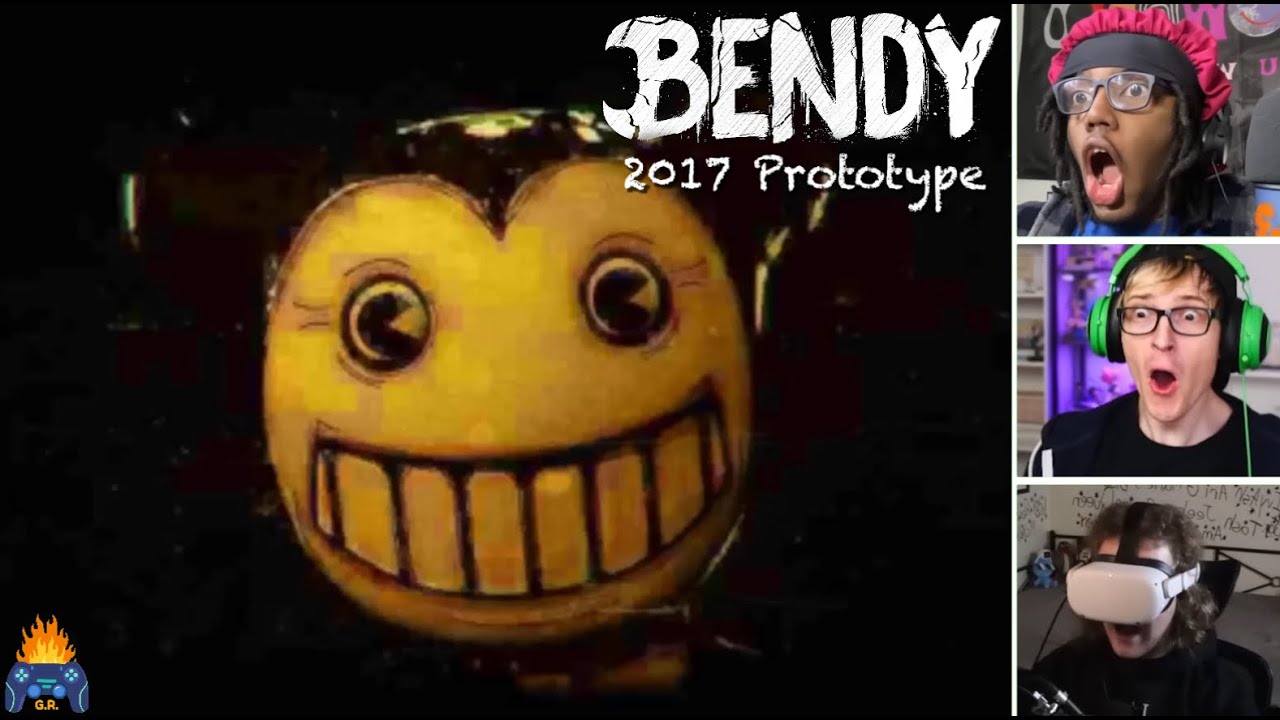 Gamers React to Jumpscare from Ollie | Bendy 2017 Prototype