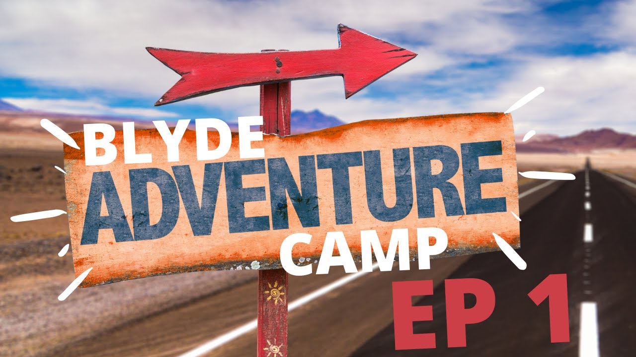 BLYDE ADVENTURE CAMP PART 1 WE GO INSIDE A GIANT CAVE!!!