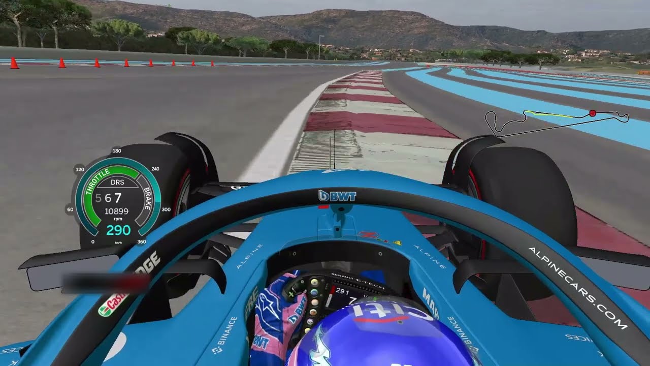 rfactor F1 2022 - Fernando Alonso @Circuit Paul Ricard
