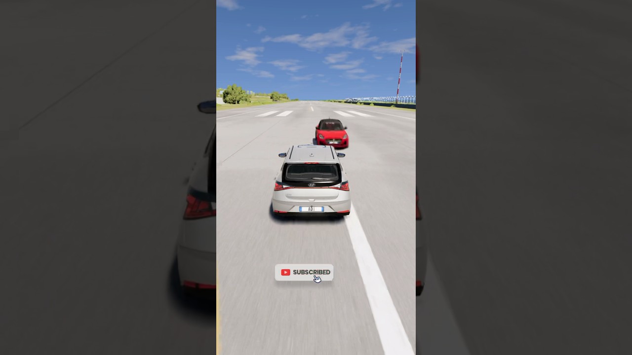 Maruti Suzuki Swift Vs Hyundai i20 Crash Test 🔥🤯🥵 #shorts