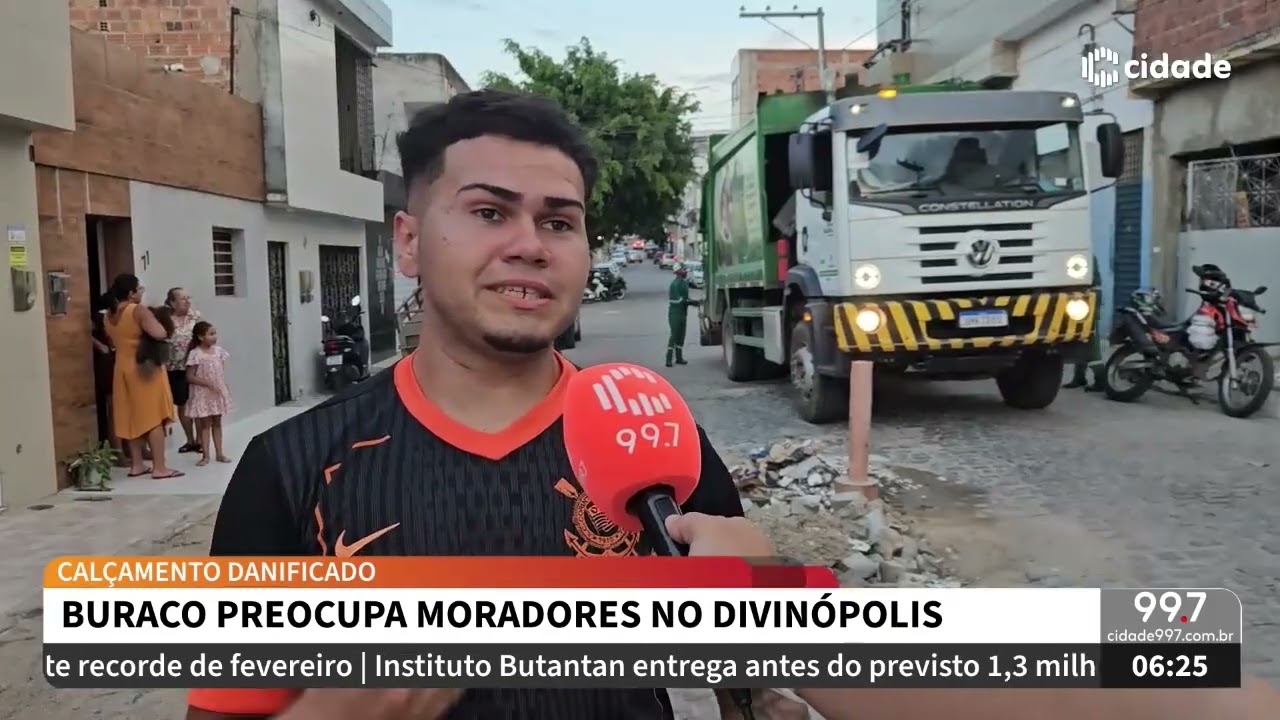 Manhã Cidade - 25.02.26 - Buraco tira sucesso de moradores e motoristas no bairro Divinópolis