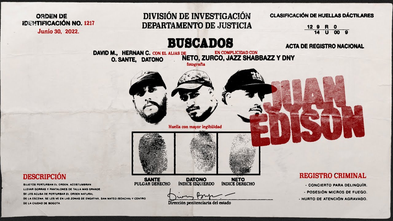 Juan Edison - Da tono & Sante (DNY Skratchz)