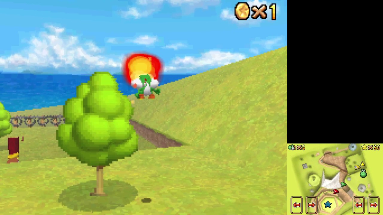 Super Mario 64 DS - Bob-omb Coin Duplication via Power Flower