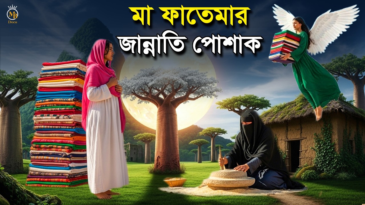 মা ফাতেমার জান্নাতি পোশাক - ইসলামের অপূর্ব কাহিনী Hazrat Fatema