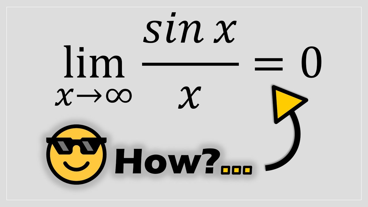 How to Find The Limit of sinx/x Proof