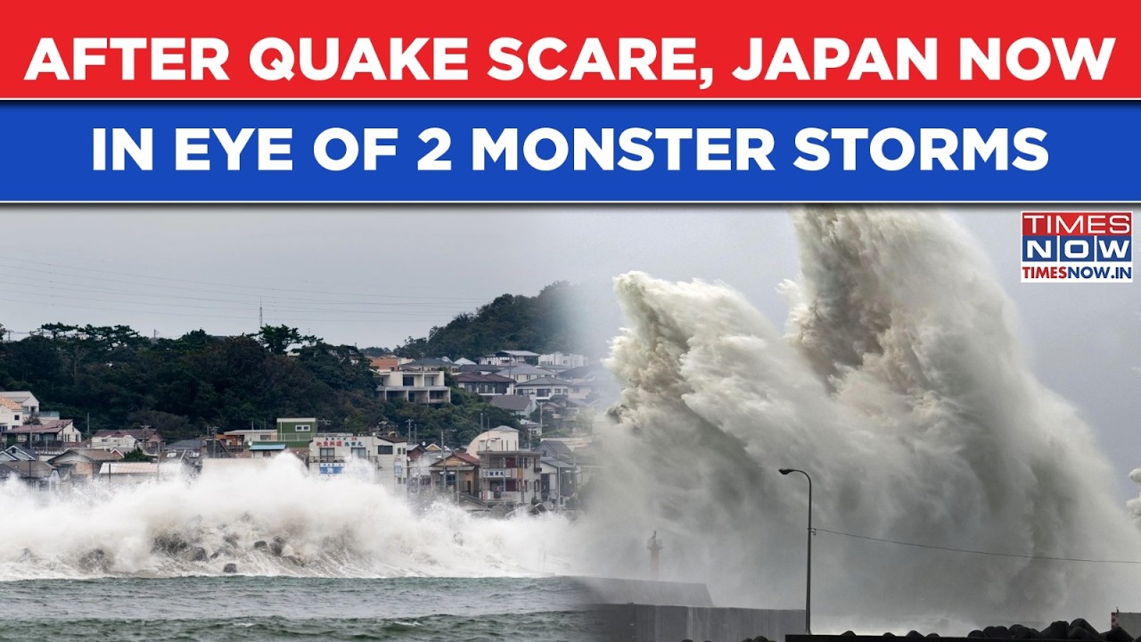 Japan In Eye Of 2 Monster Tropical Storms After Earthquake Shock| In Visuals- Heavy Rain, Flood Fury