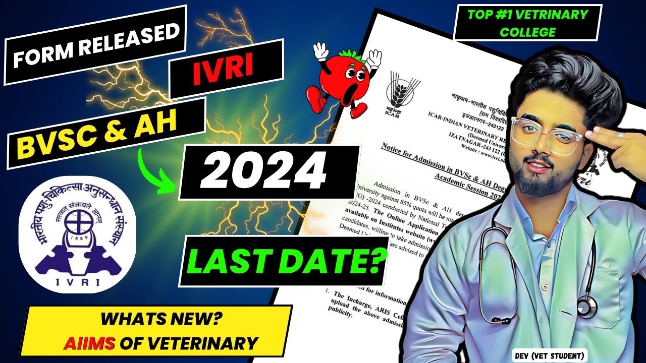 IVRI-UP Bareilly Veterinary Admission 2024 | IVRI Counselling 2024 Date | IVRI Expected Cutoffs 2024