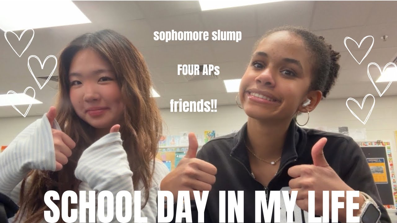 SCHOOL DAY IN MY LIFE AS A SOPHOMORE IN HIGH SCHOOL || *classes and friends*