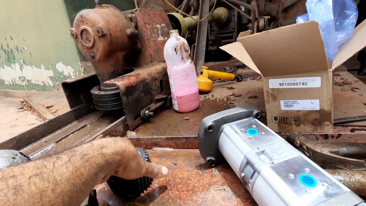Troca da bomba dupla valmet 885