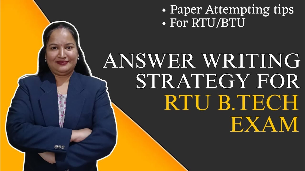 RTU Papers  Questions Answers writing strategies for exam😱💯🔥|Tips & Tricks| Dr. Rekha Mithal😊