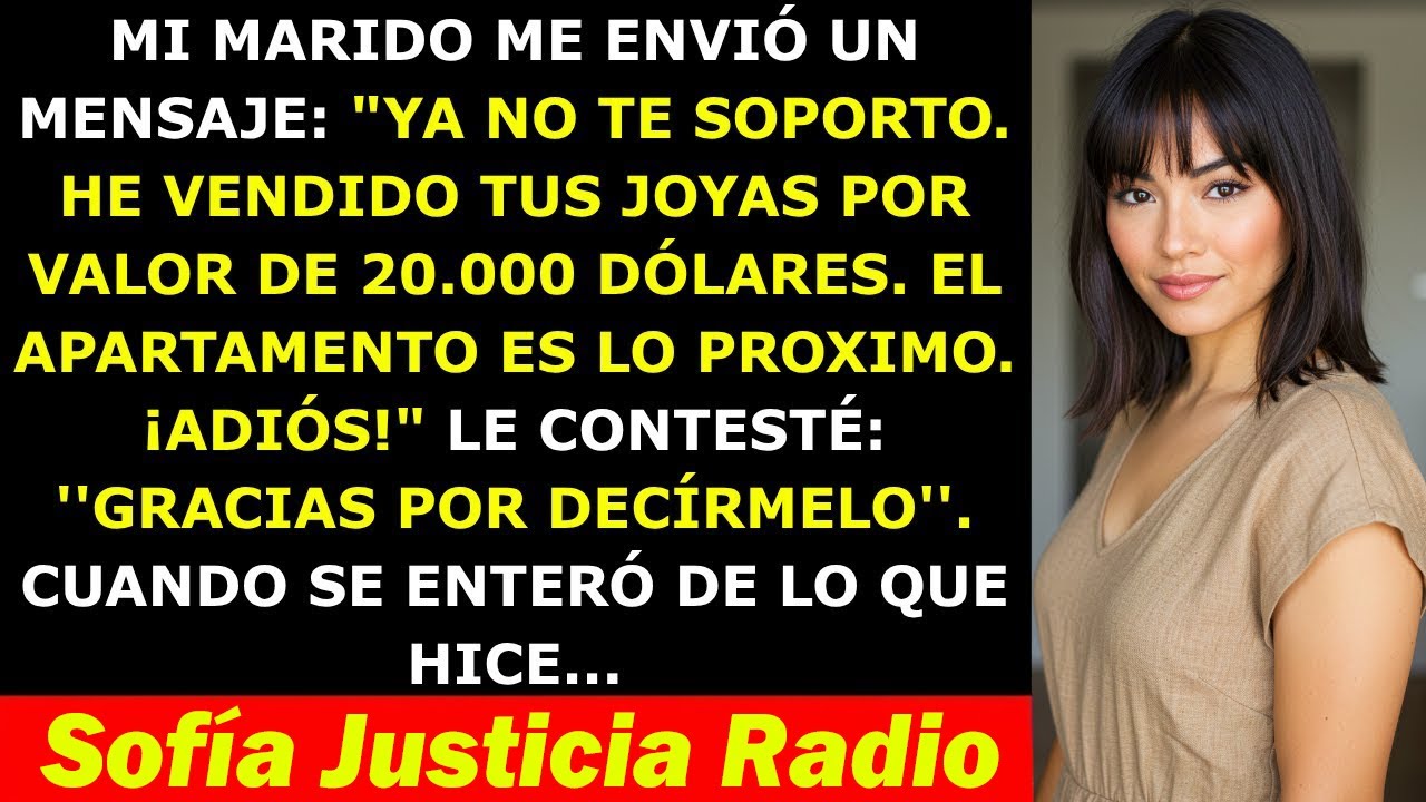 Mi Esposo Me Mandó un Mensaje: “¡Vendí Tus Joyas por Dinero!” — Lo Que Hice Lo Dejó en Shock...
