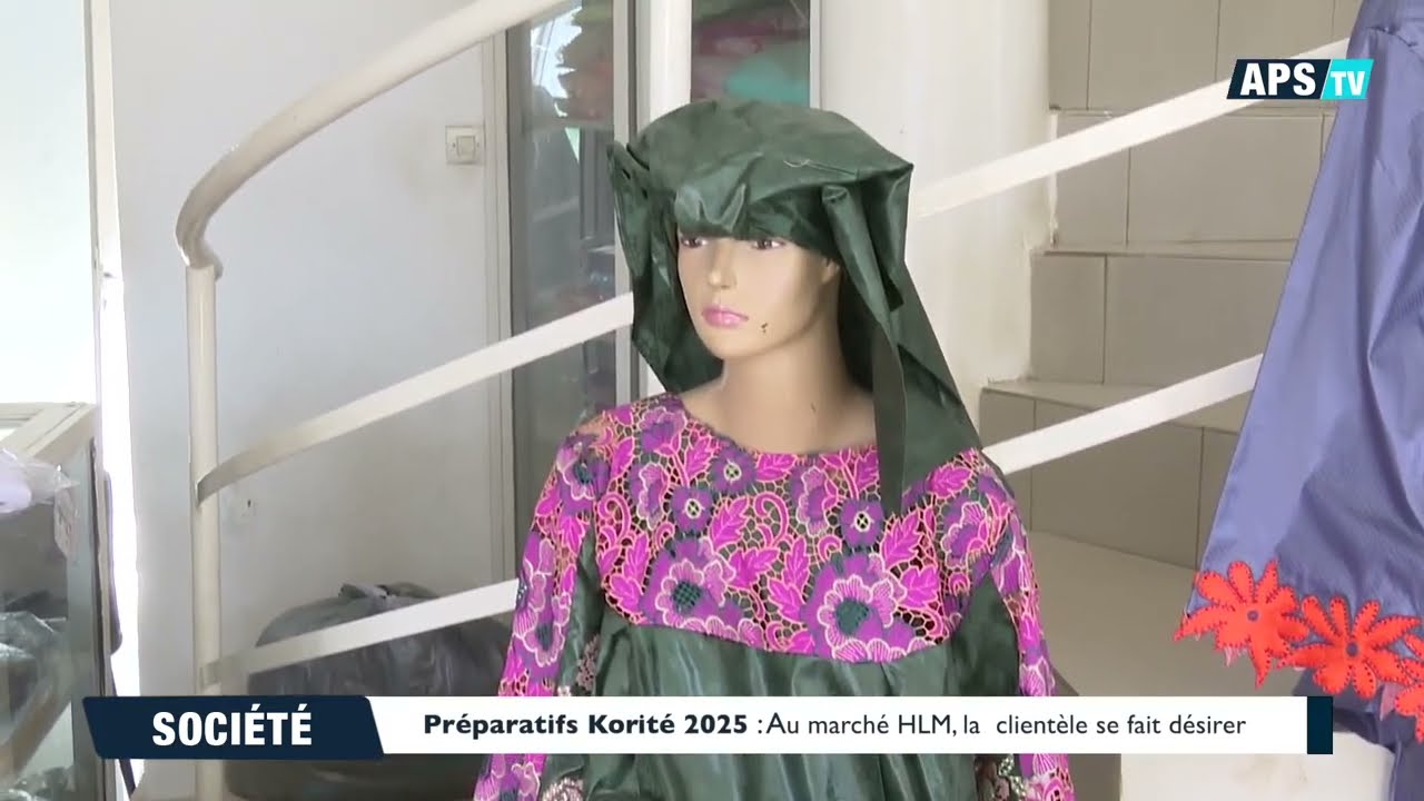 Préparatifs Korité 2025 : au marché HLM, la  clientèle se fait désirer