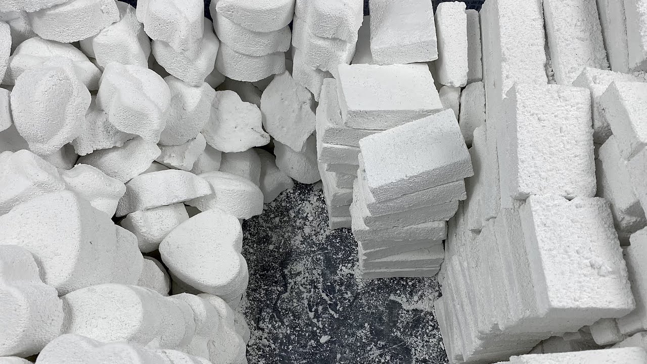 Assorted mass crush gym chalk | ASMR | Relaxation | ANXIETY RELIEF