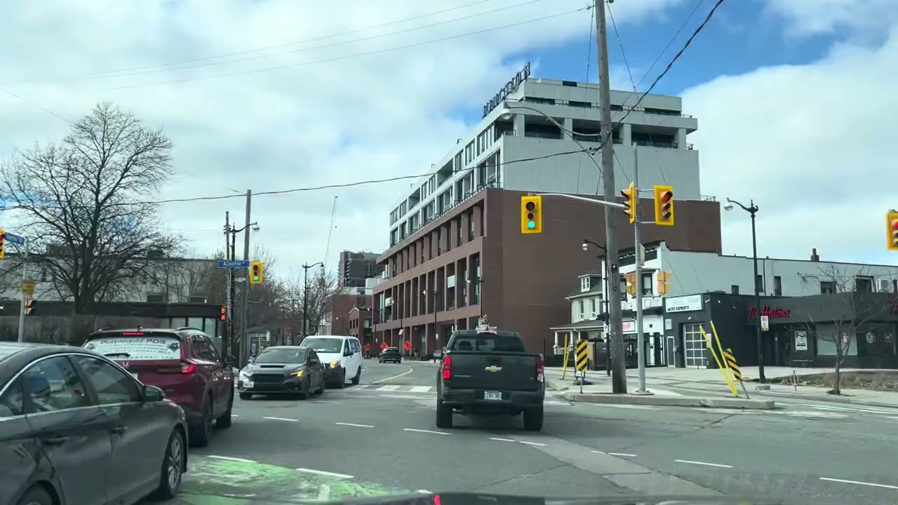 March 14, 2026 đi chợ mua đồ nấu canh chua, driving from Dundas W & Lansdowne to St. Clair & Weston 