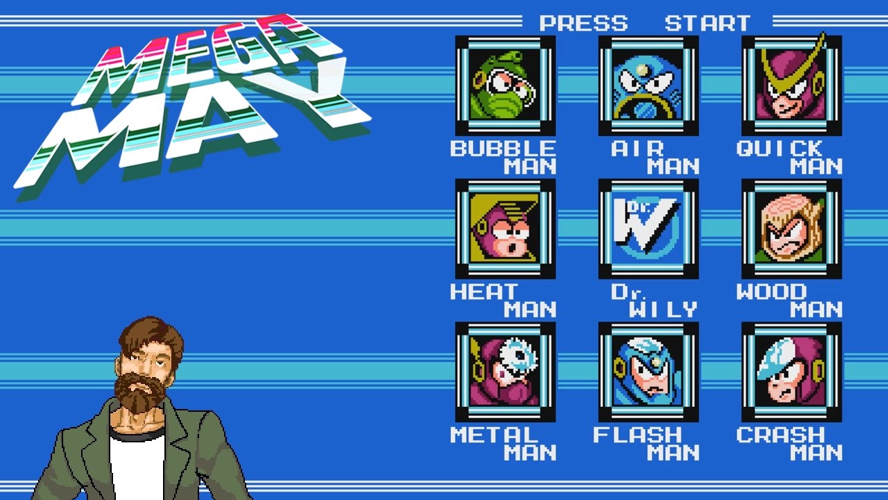 Mega May - Mega Man 2 Blind Run