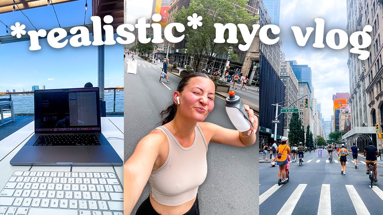 a realistic & productive new york city vlog (half marathon training & working 9-5)