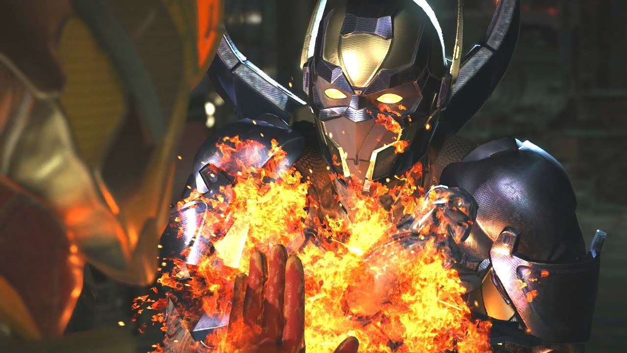 Injustice 2 - Blue Beetle против Firestorm - все вступительные диалоги/все цитаты из столкновений...