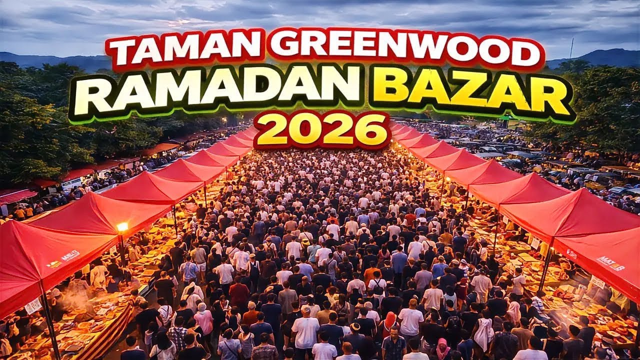 😱 Malaysia’s Craziest Ramadan Bazar! Taman Greenwood  Walking Tour 2026🇲🇾🔥