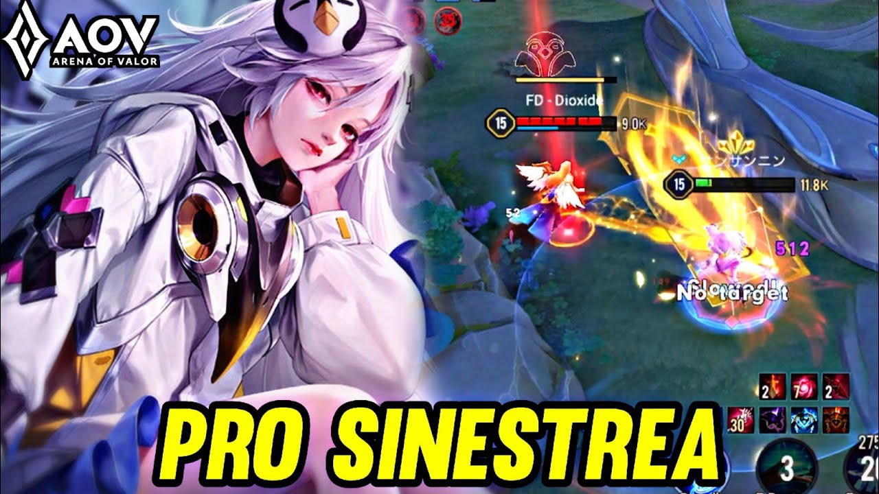 AOV : SINESTREA GAMEPLAY | PRO SINESTREA - ARENA OF VALOR LI&Ecirc;NQU&Acirc;NMOBILE ROV