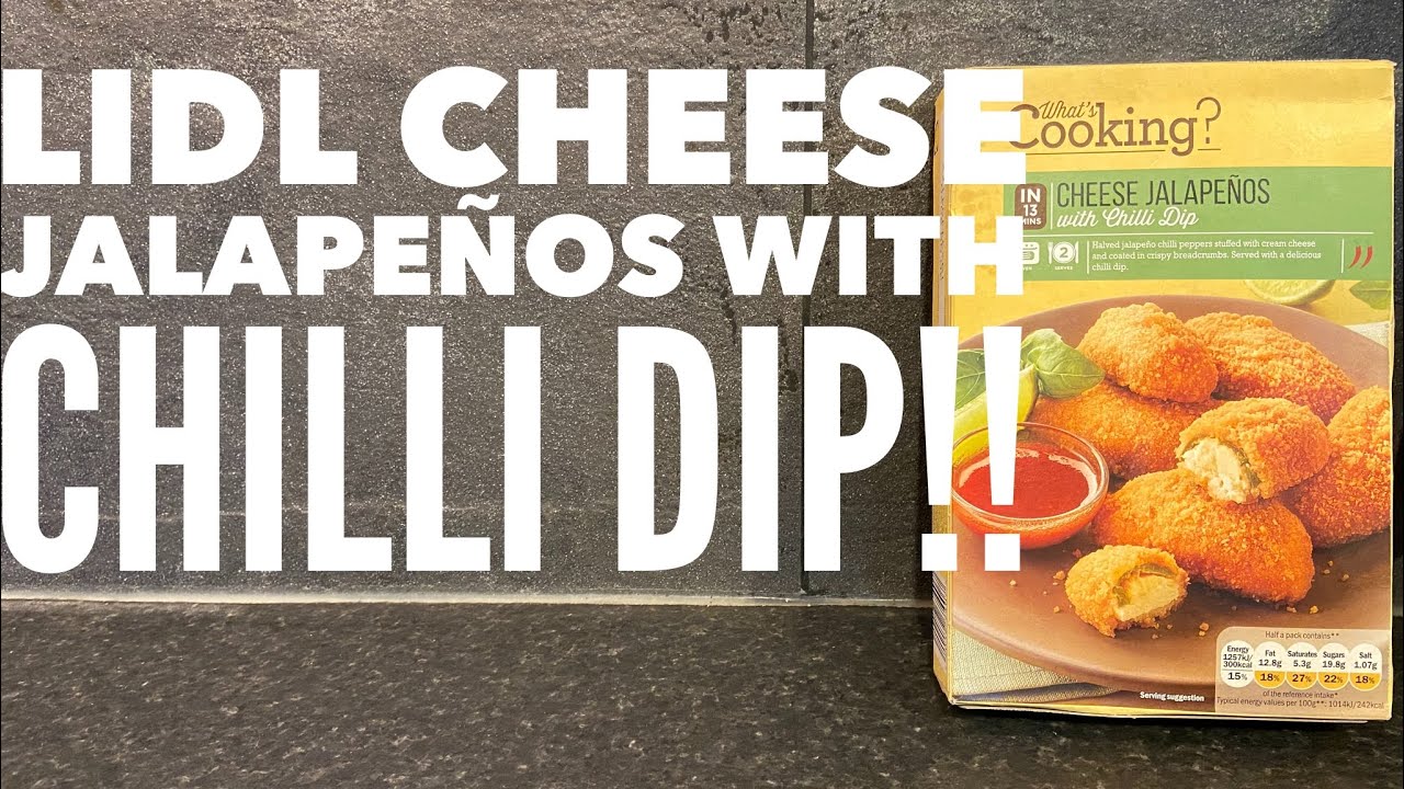 Lidl What's Cooking Cheese Jalapeños With Chilli Dip