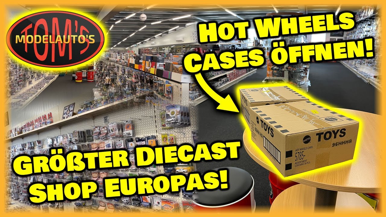 Hot Wheels Cases &ouml;ffnen im GR&Ouml;&szlig;TEN DIECAST SHOP Europas! | TOM'S MODELAUTO'S!
