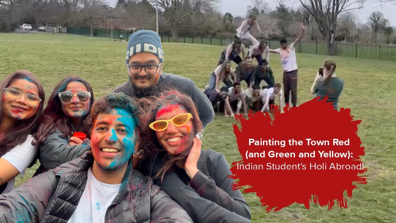 Indian students celebrates Holi in foreign land | EP 6- Oxford Brookes Uni | Hindu society of Oxford