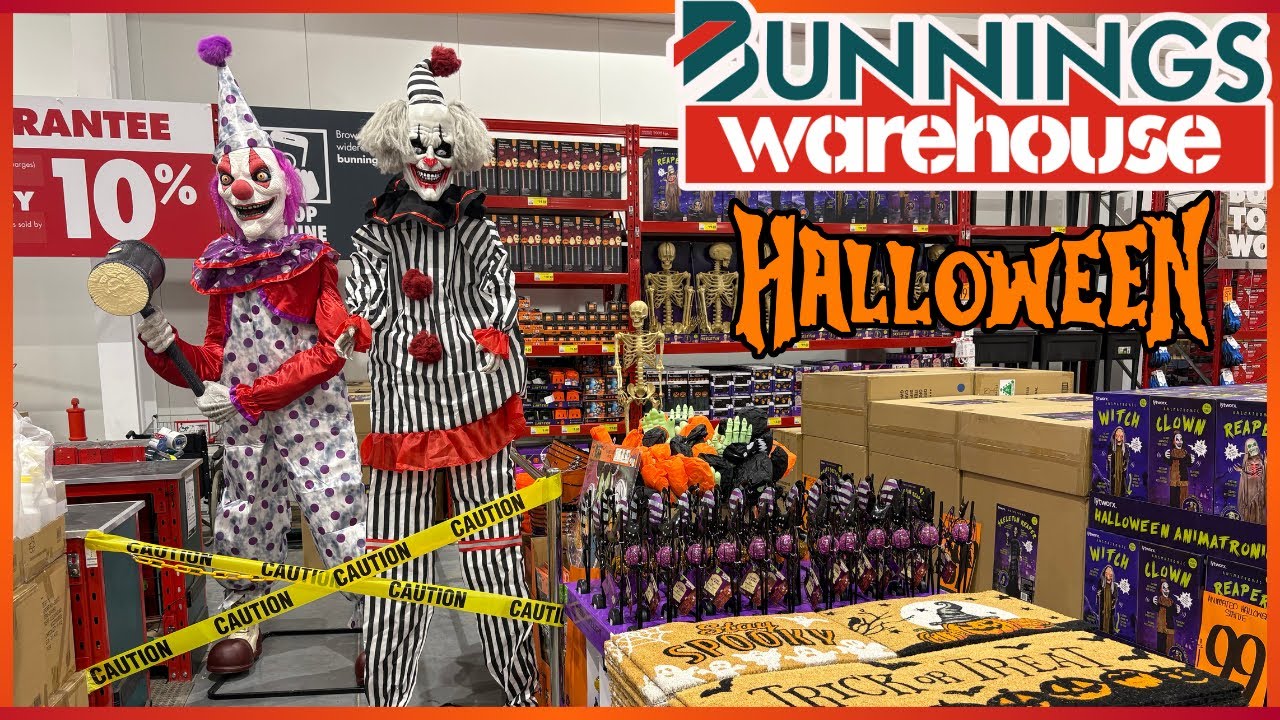 Полный тур по декору к Хэллоуину в Bunnings Warehouse 2025