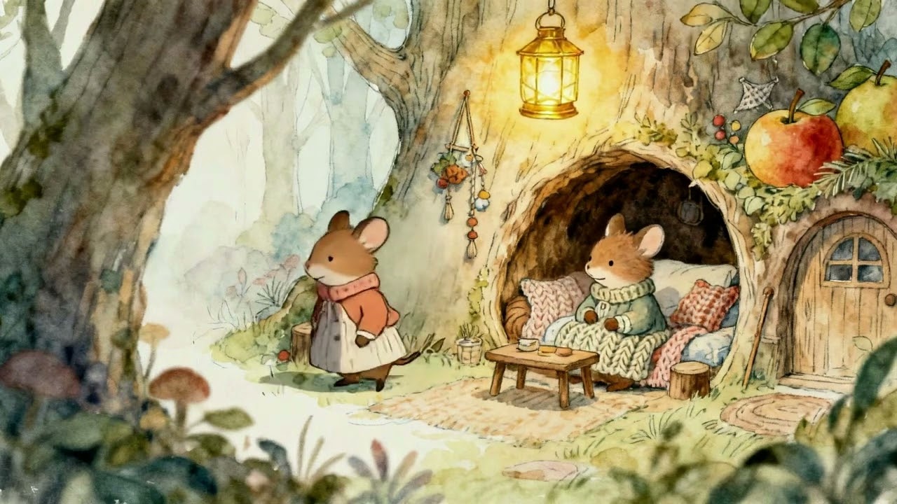 Whispering Woodland Friends | Cozy Storybook Music for Gentle Relaxation