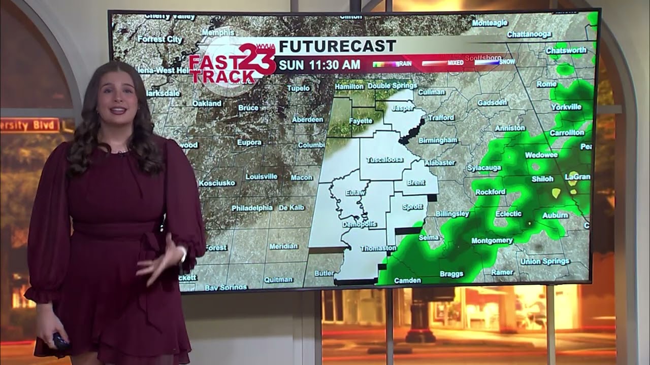 Alabama Forecast Update November 27th, 2025  Thanksgiving