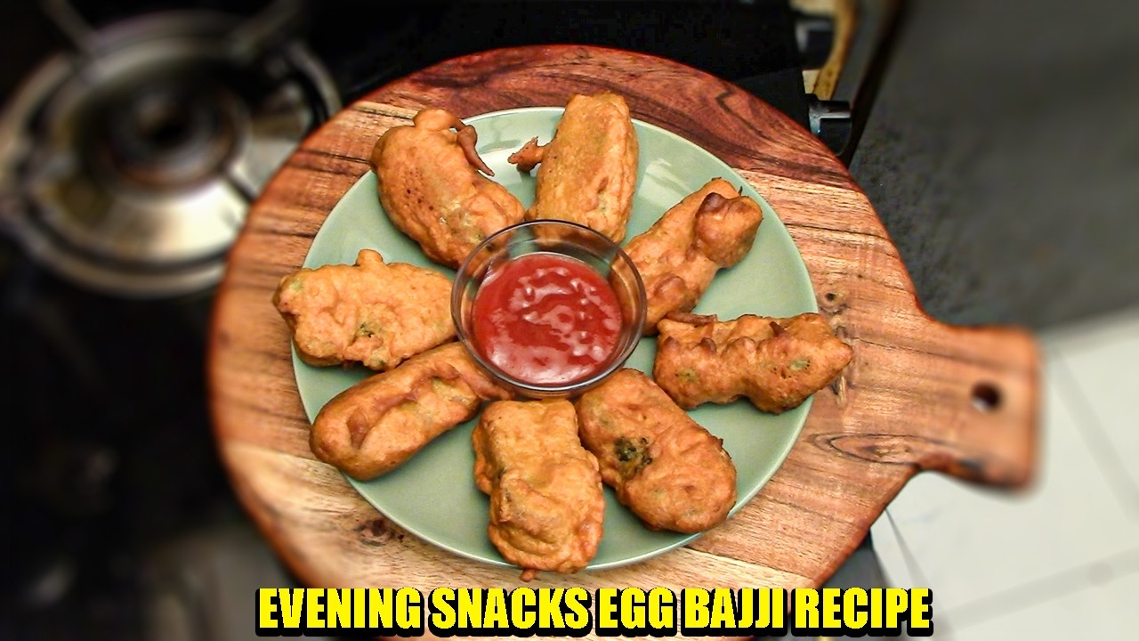 Evening Snacks Egg Bajji Recipe | Street Foods TV