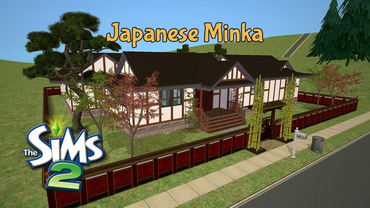 Japanese Minka: The Sims 2 Speed Build