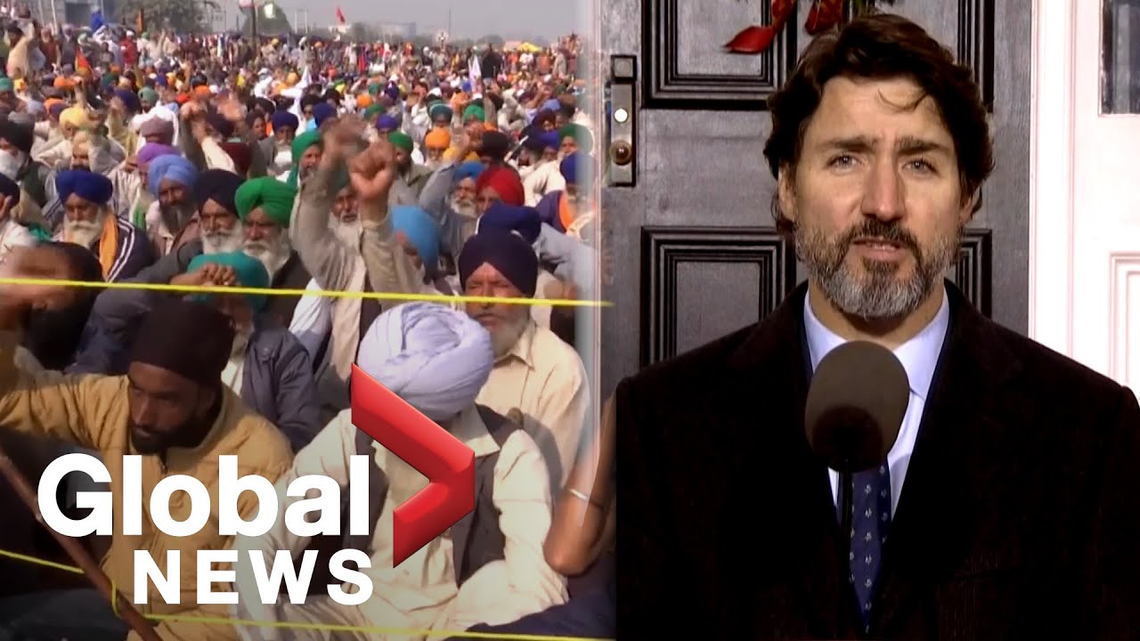 India farmer protests: Trudeau says Canada will 