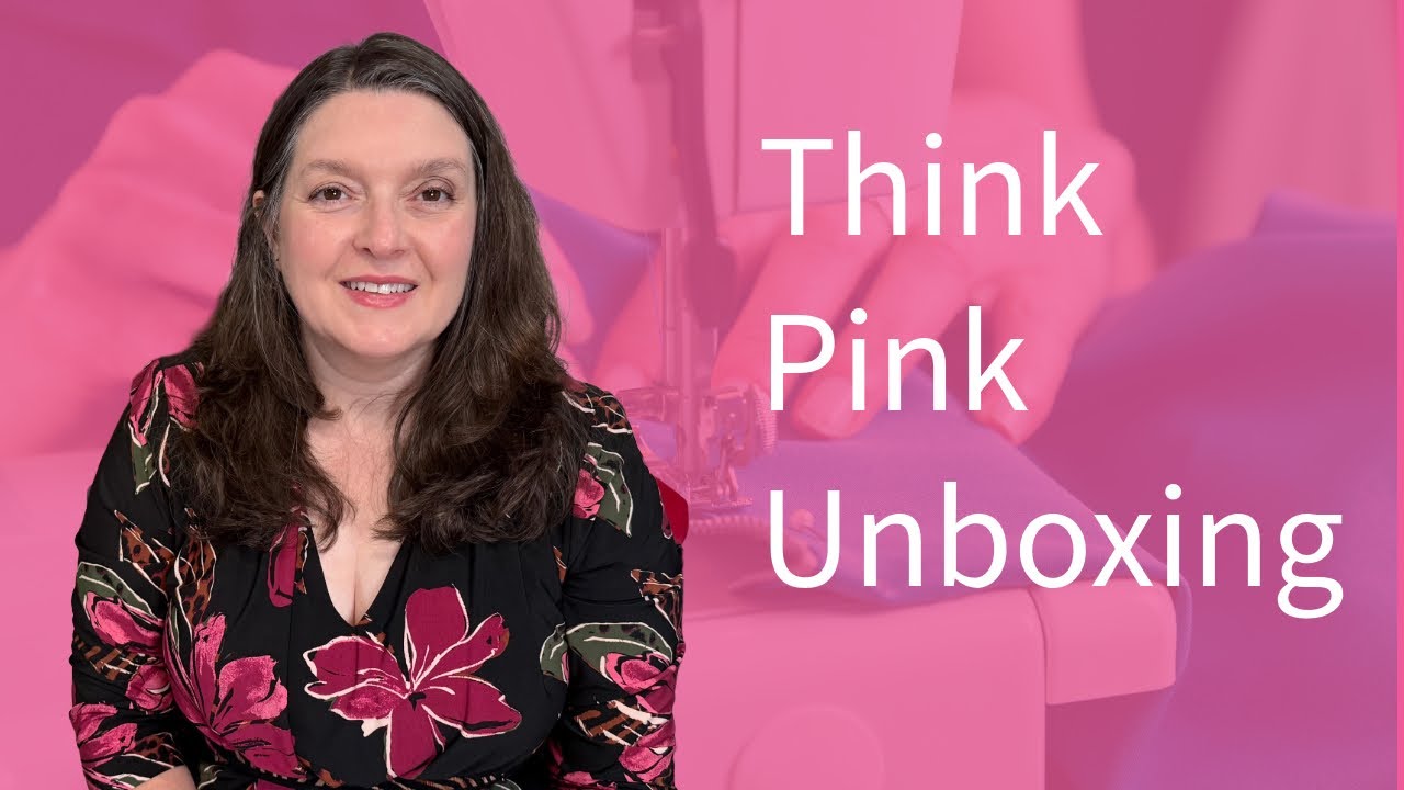 Sewing Chat: Think Pink Reveal/Unboxing And Fabric Wheel Of Fate