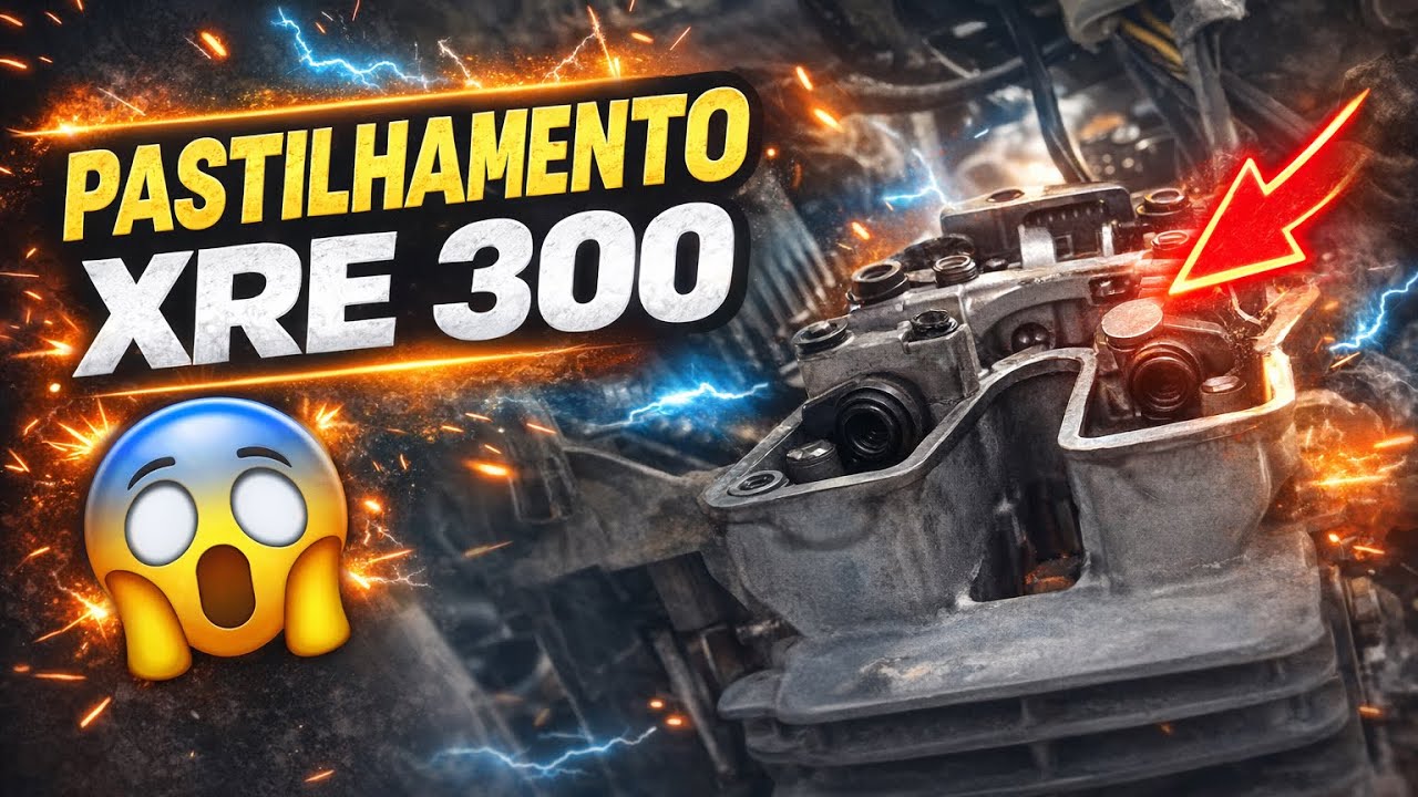 PASTILHAMENTO XRE 300 / REVISÃO GERAL 