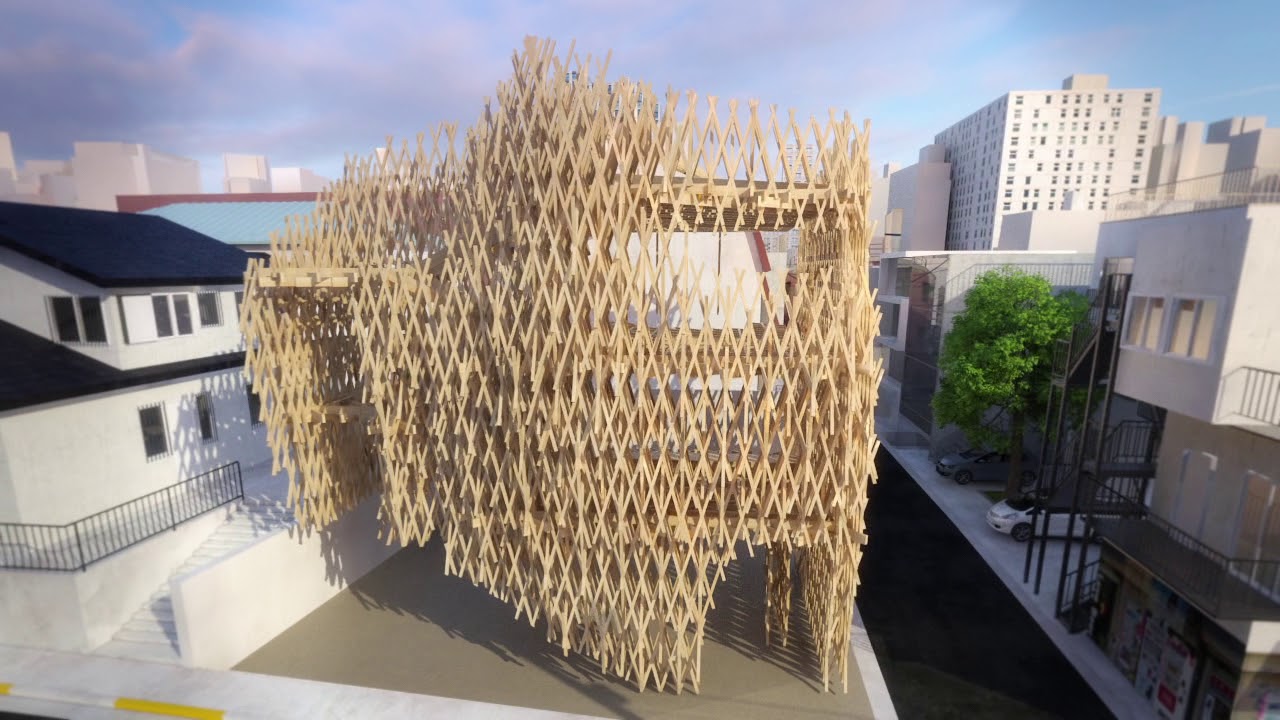 微熱山丘 東京．南青山 design by Kengo Kuma