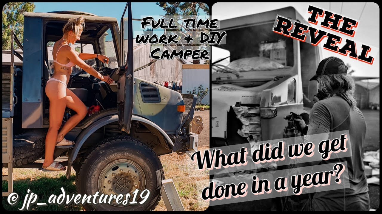 Building an EXPEDITION TRUCK while working FULL TIME? Our UNIMOG after One Year - DIY Camper 2021