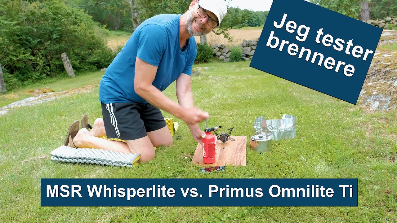 Brennertest - MSR Whisperlite vs. Primus Omnilite Ti