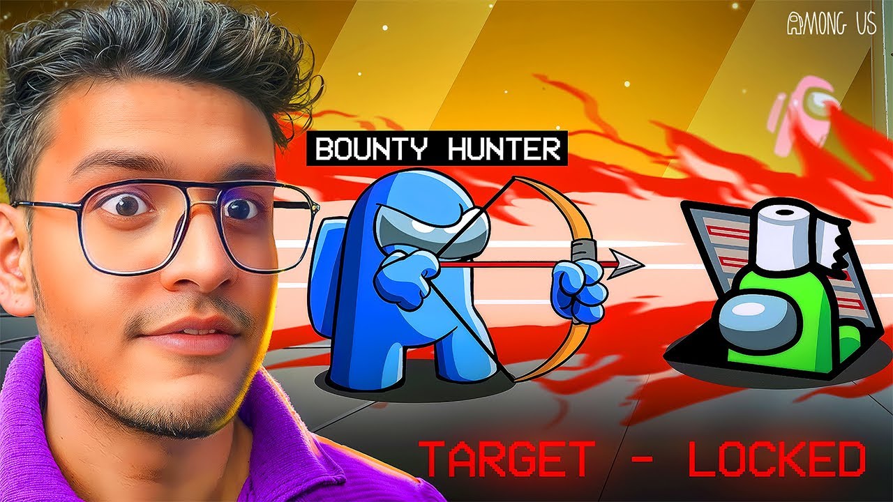 Among Us But I'm a Bounty Hunter Impostor (Kill Target to Win)
