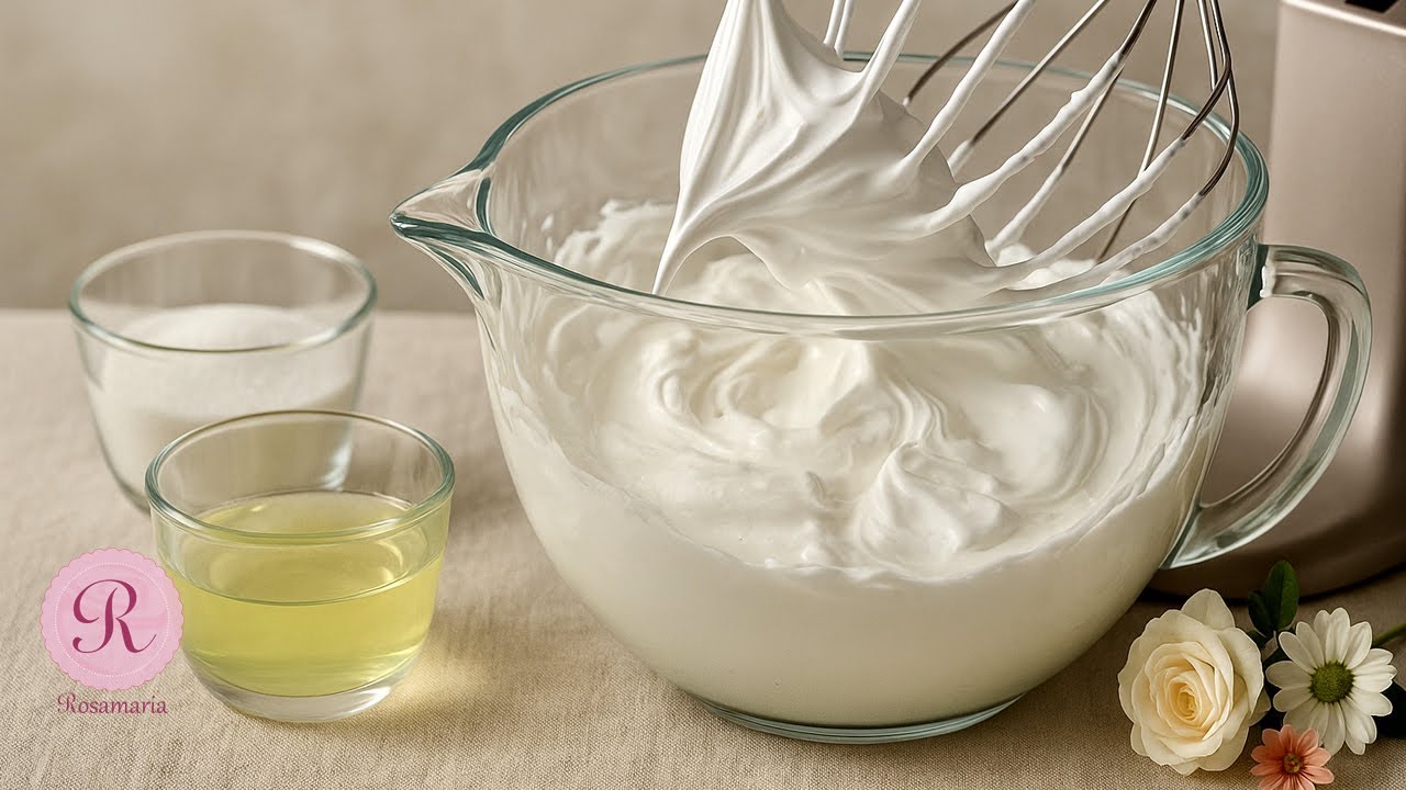 RECEITA DE MERENGUE SUÍÇO. PARA SER USADO EM BOLOS, TORTAS E PAVÊS.