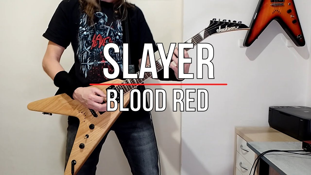 Slayer - Blood Red  (Rhythm Guitar Cover)