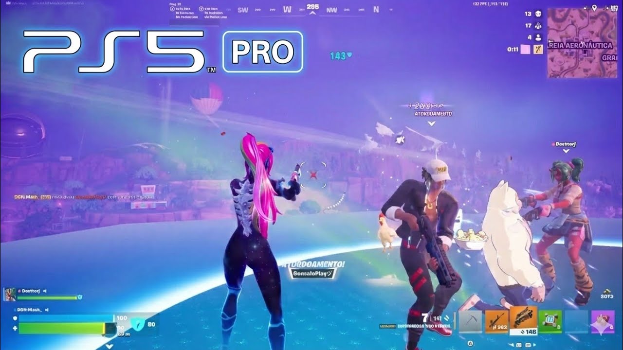 A MELHOR FORMA DE GANHAR UMA PARTIDA FORTNITE PS5 PRO 120FPS