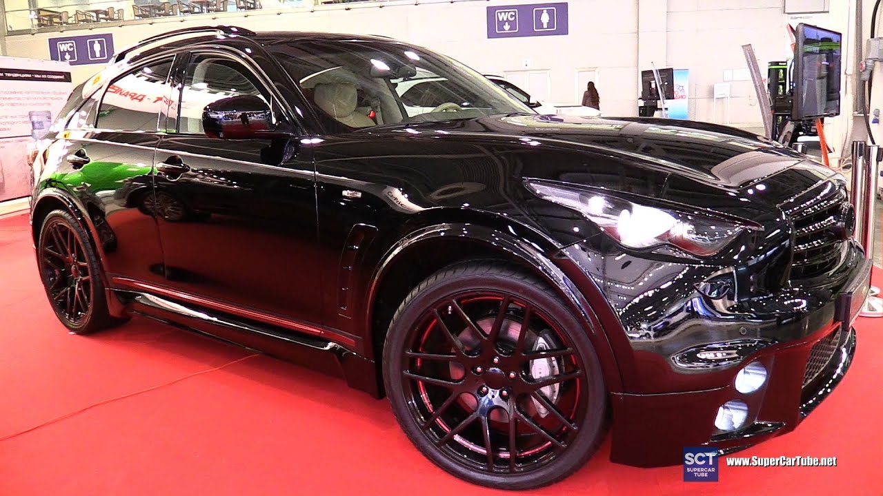 Infiniti QX70 FERZ Black Edition - Exterior Walkaround - 2016 Moscow Automobile Salon