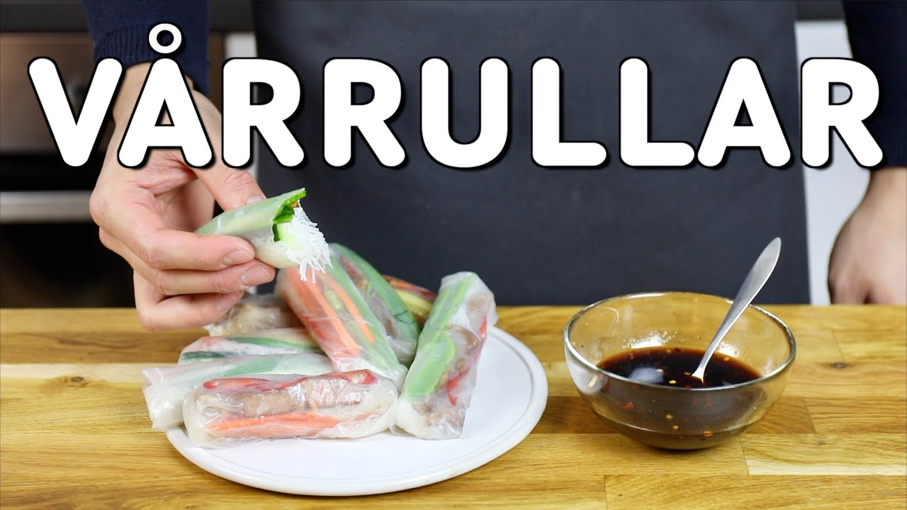 Asiatisk Tacos: Vietnamesiska V&aring;rrullar!