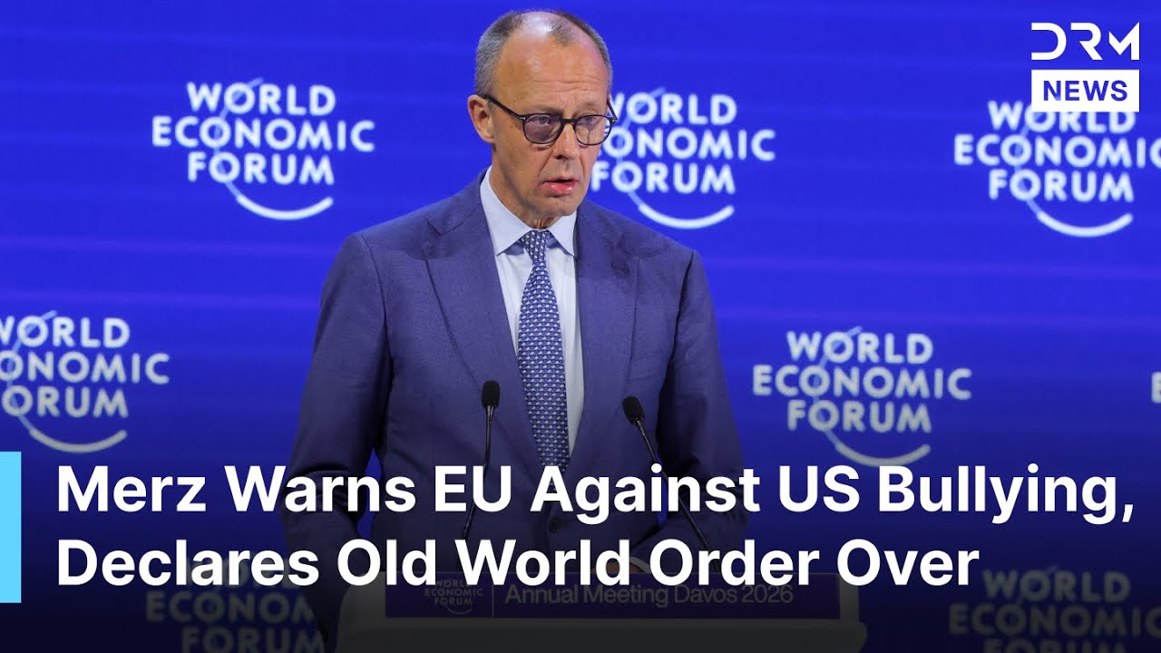 FULL SPEECH AND DISCUSSION: Merz Warns Europe Against US Bullying, Declares Old World Order Over